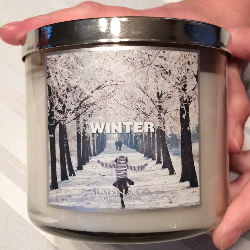 Winter candle by Skatkin & Co